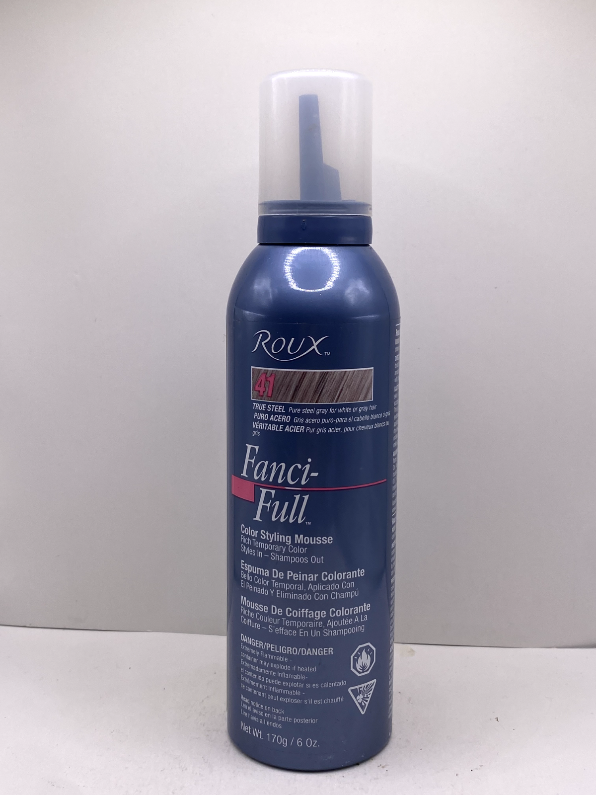 Roux fanci full mousse Color True Steel 41 Color Styling mousse 6 oz