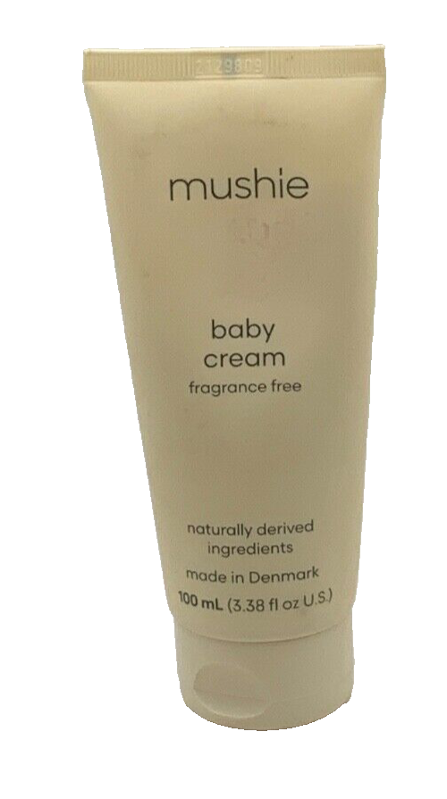 Mushie Baby Cream Fragrance Free Naturally Derived Ingredients 3.38oz