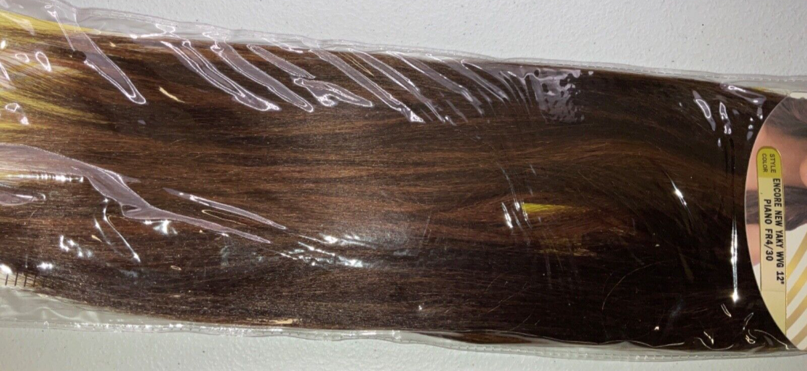Janet Collection Encore 100% Human Hair New Yaky WV/Color Piano FR 4/30 (12inch)