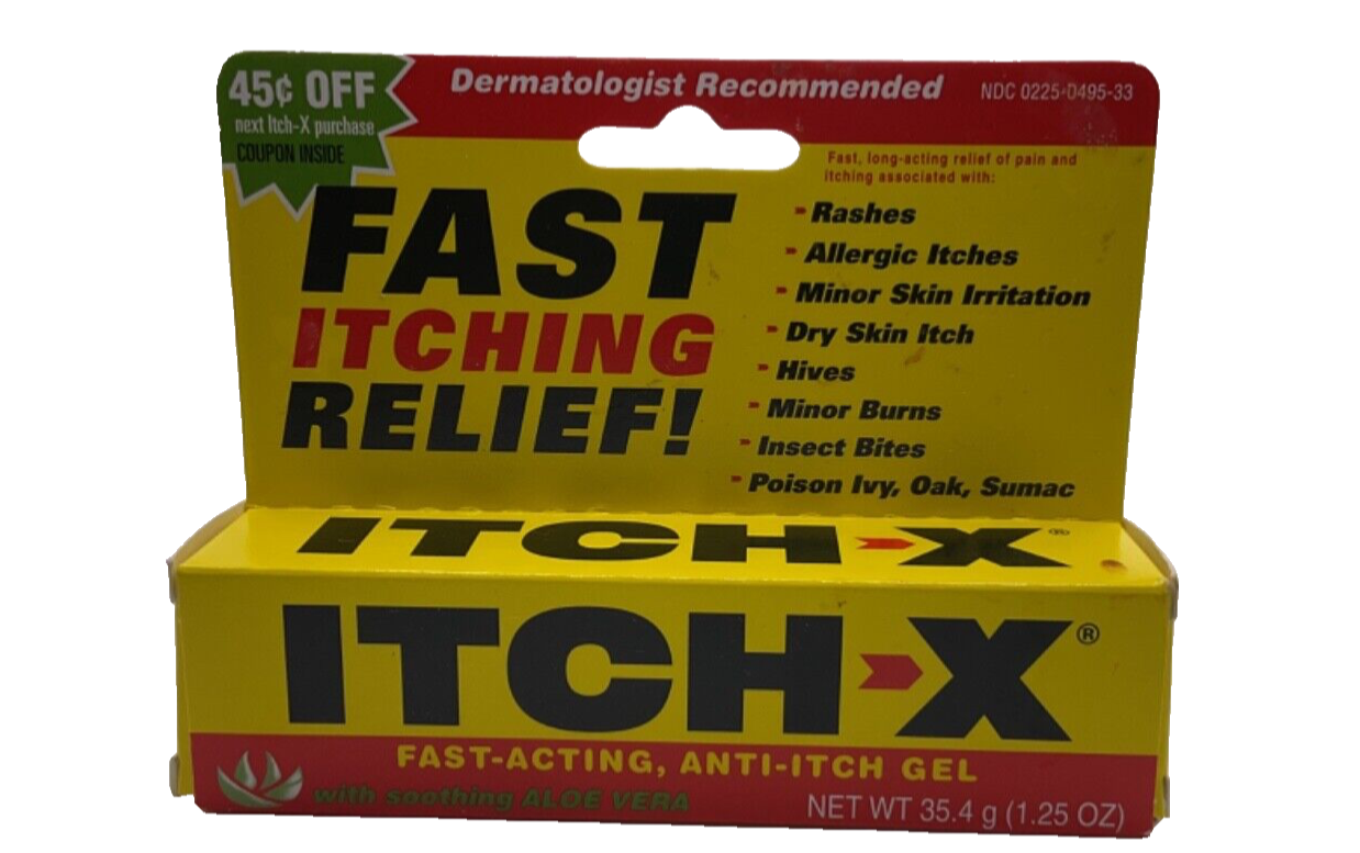Itch-X Fast-Acting Anti-Itch Gel, 1.25 oz