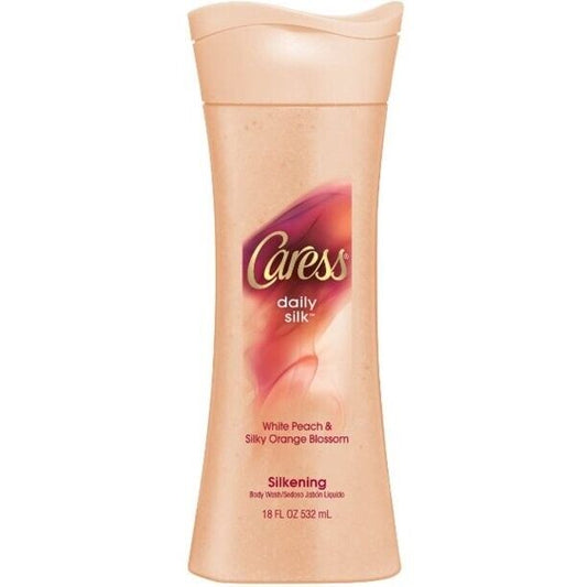 Caress Body Wash Daily Silk White Peach & Silky Orange Blossom 18 oz