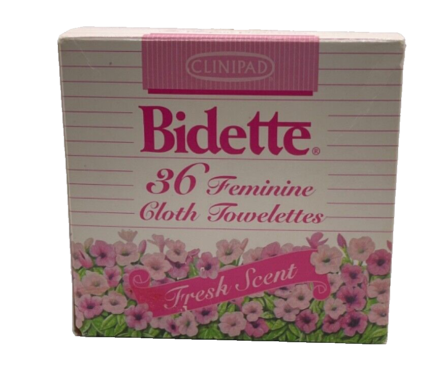 VTG Clinipad Bidette 36 Feminine Cloth Towelettes Fresh Scent