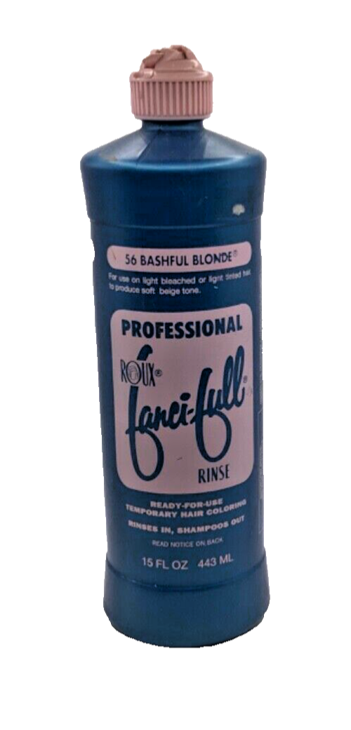 Roux Fanci-Full Temporary Hair Coloring Rinses In 56 Bashful Blonde 15oz