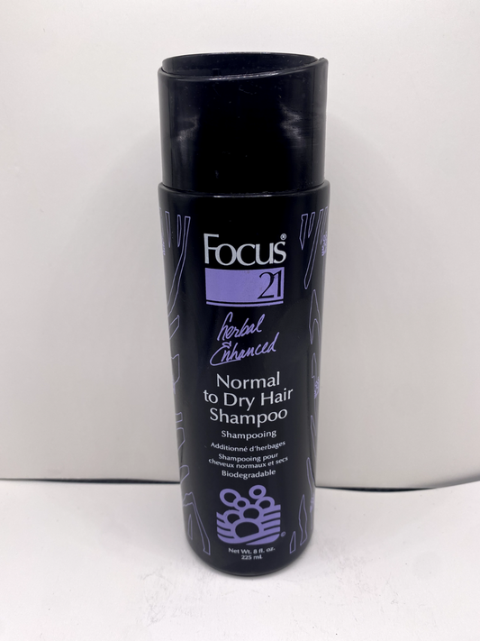 Focus21 Herbal Enhanced Normal to Dry Hair Shampoo - 8oz