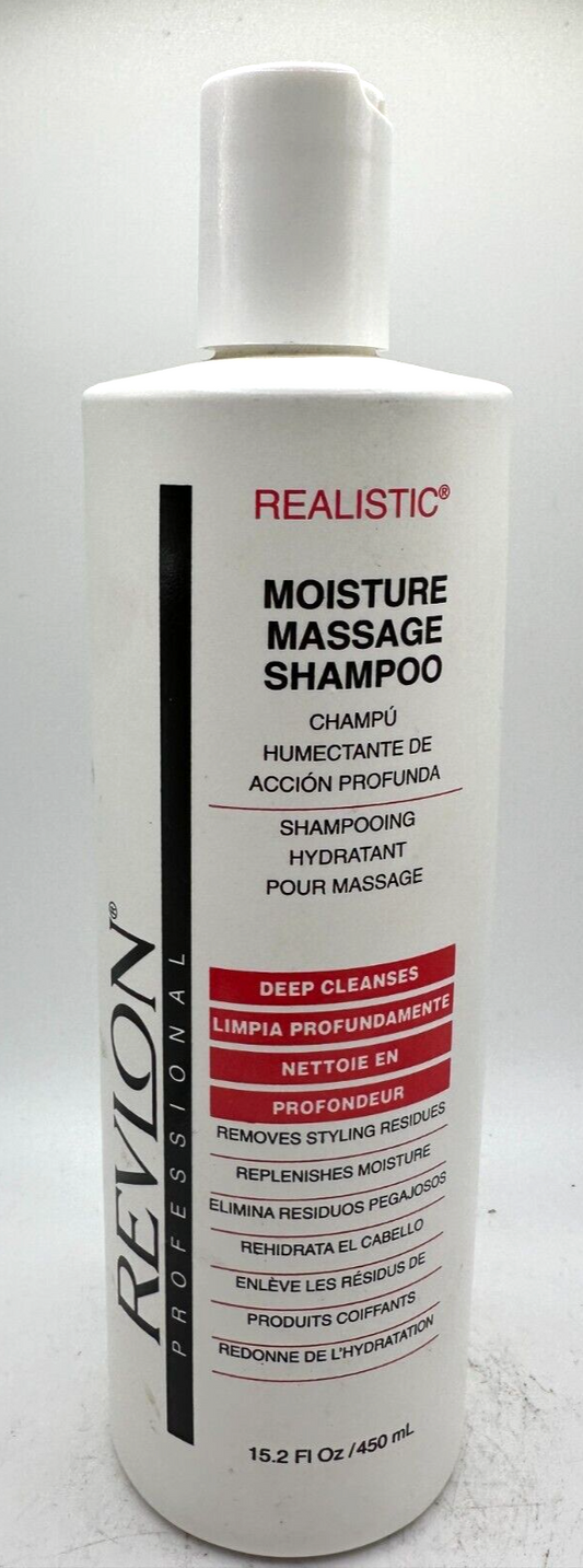 Revlon Realistic Moisture Massage Shampoo Deep Cleanses - 15.2 fl oz