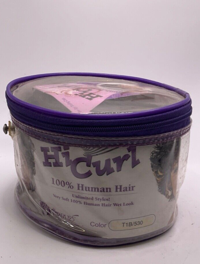 Harlem 125 Hi Curl 100% Human Hair Color: 1B/530