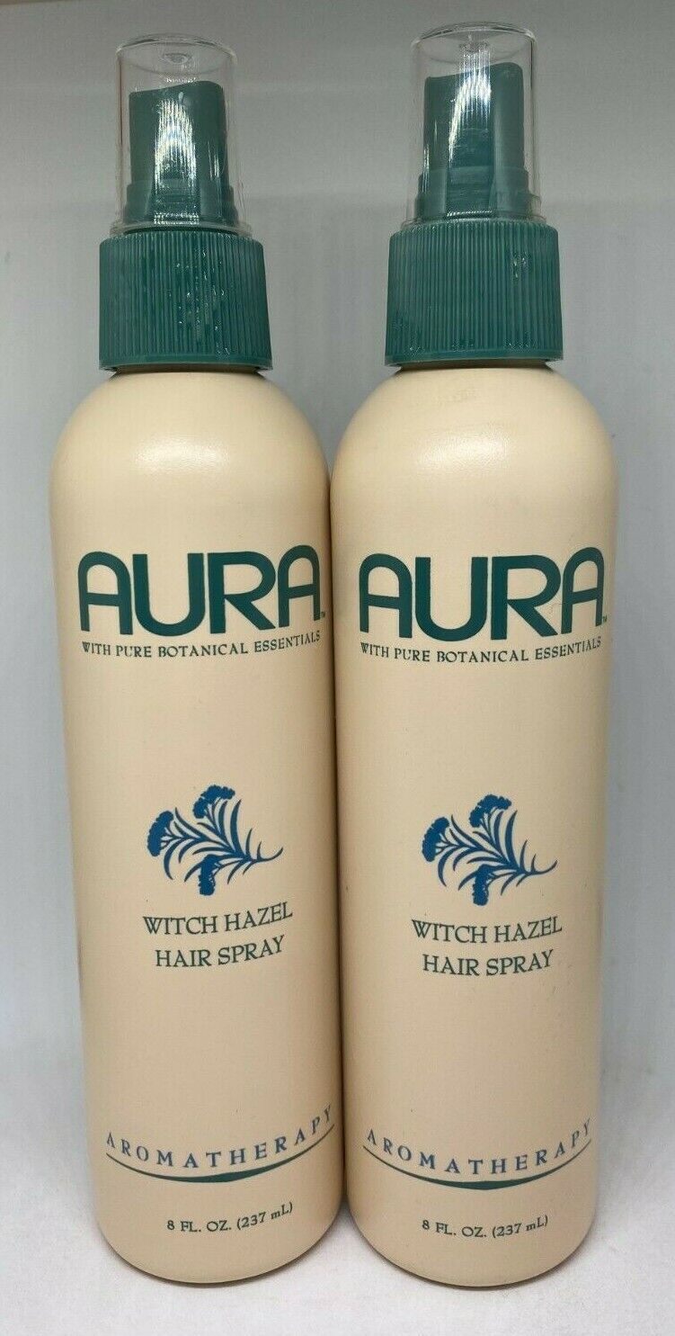 2x AURA Witch Hazel Hair Spray 8 oz Each