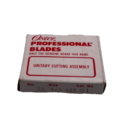 Oster Professional Blades Unitary Cutting Assembly No.70 Size 4/0 (918-01)