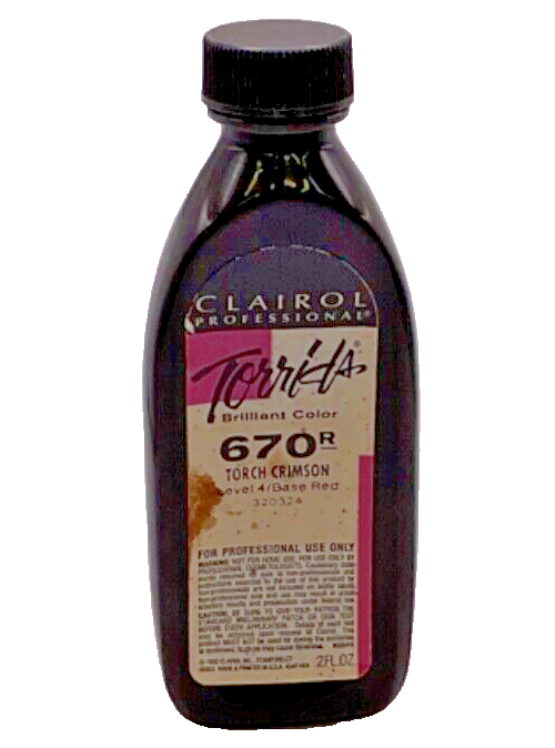Clairol Professional Torrid Brilliant Color 670R Torch Crimson/2 fl oz