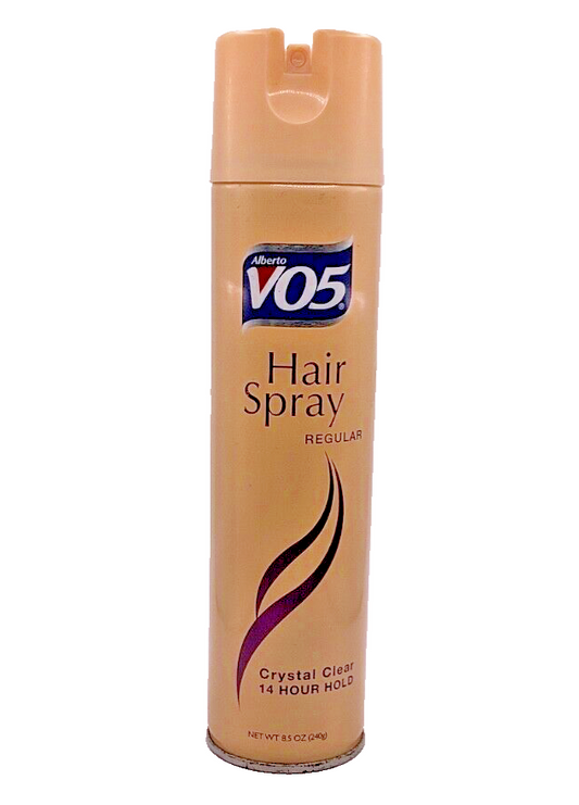 V05 Hair Spray Regular Crystal Clear 14 Hour Hold / 8.5 oz