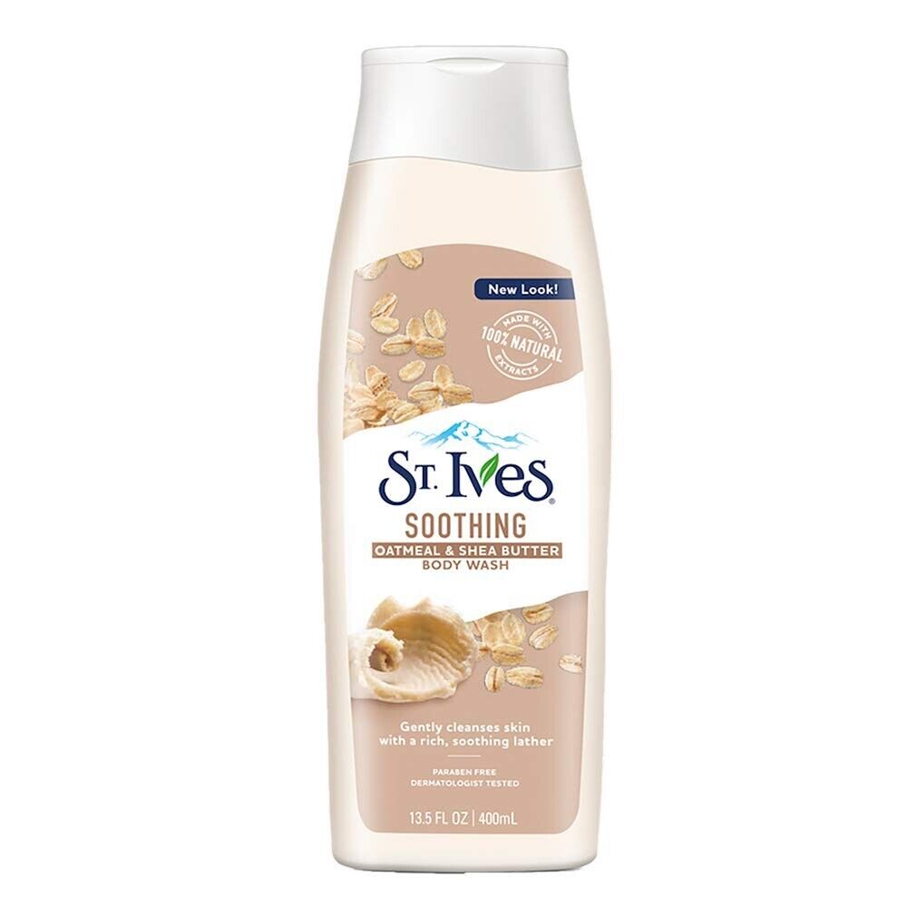 St. Ives Soothing Oatmeal & Shea Butter Body Wash 13.5 Fluid Ounces