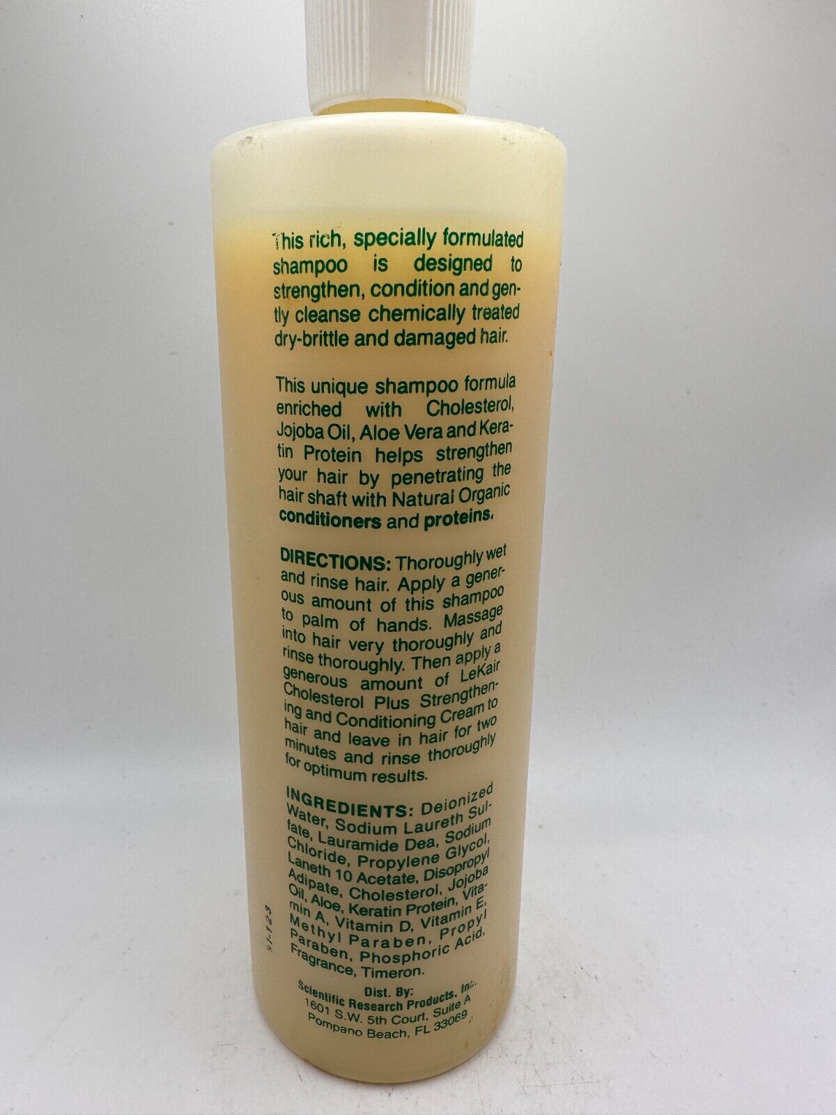New Lekair Cholesterol Plus Shampoo 16oz