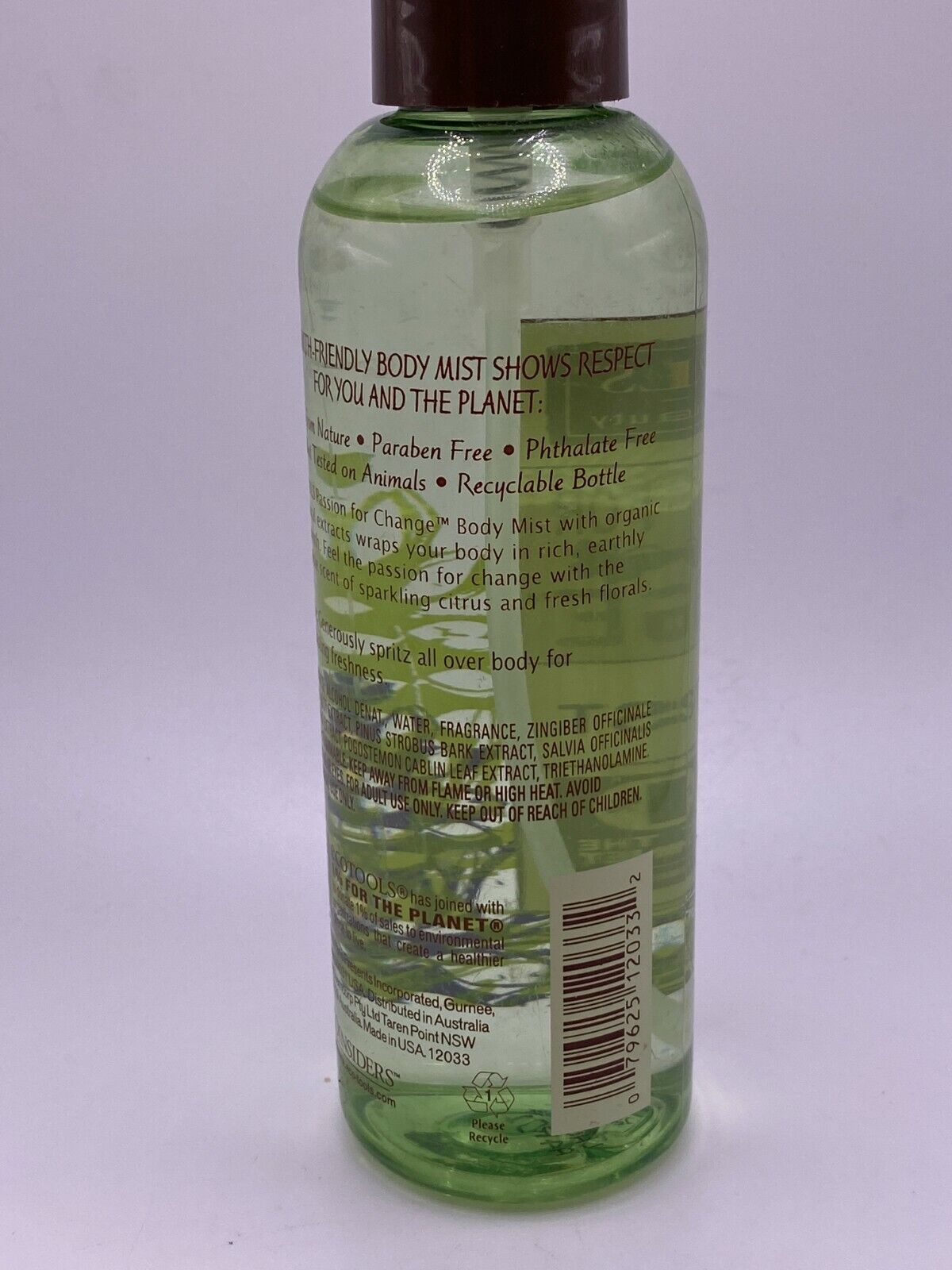 EcoTools Body Mist, Passion For Change, 6 oz.