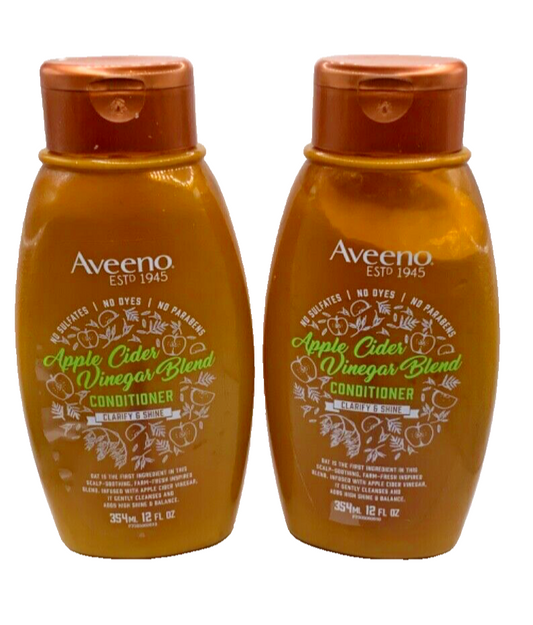 Aveeno Apple Cider Vinegar Blend Conditioner Clarify & Shine 12oz