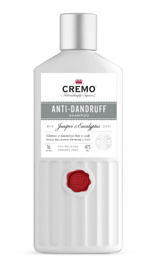 Cremo Anti-Dandruff Shampoo Juniper & Eucalyptus /  16 fl oz EXPIRED RARE