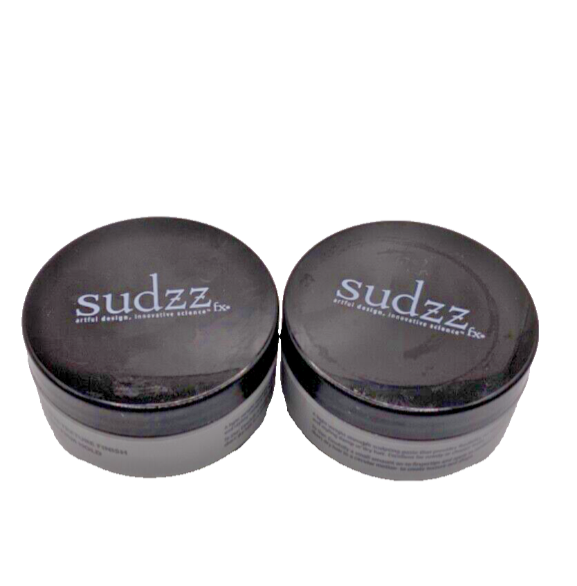 (2 Pack) Sudzz Rowdy Paste Matte Texture Finish Flexi-Firm Hold 2oz *DRIED OUT