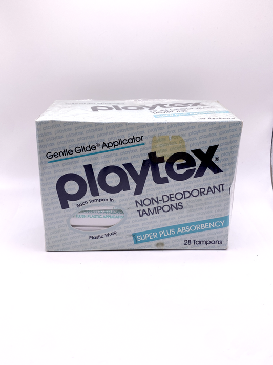 Vintage Playtex Non-Deodorant Tampons NOS 28 in Box