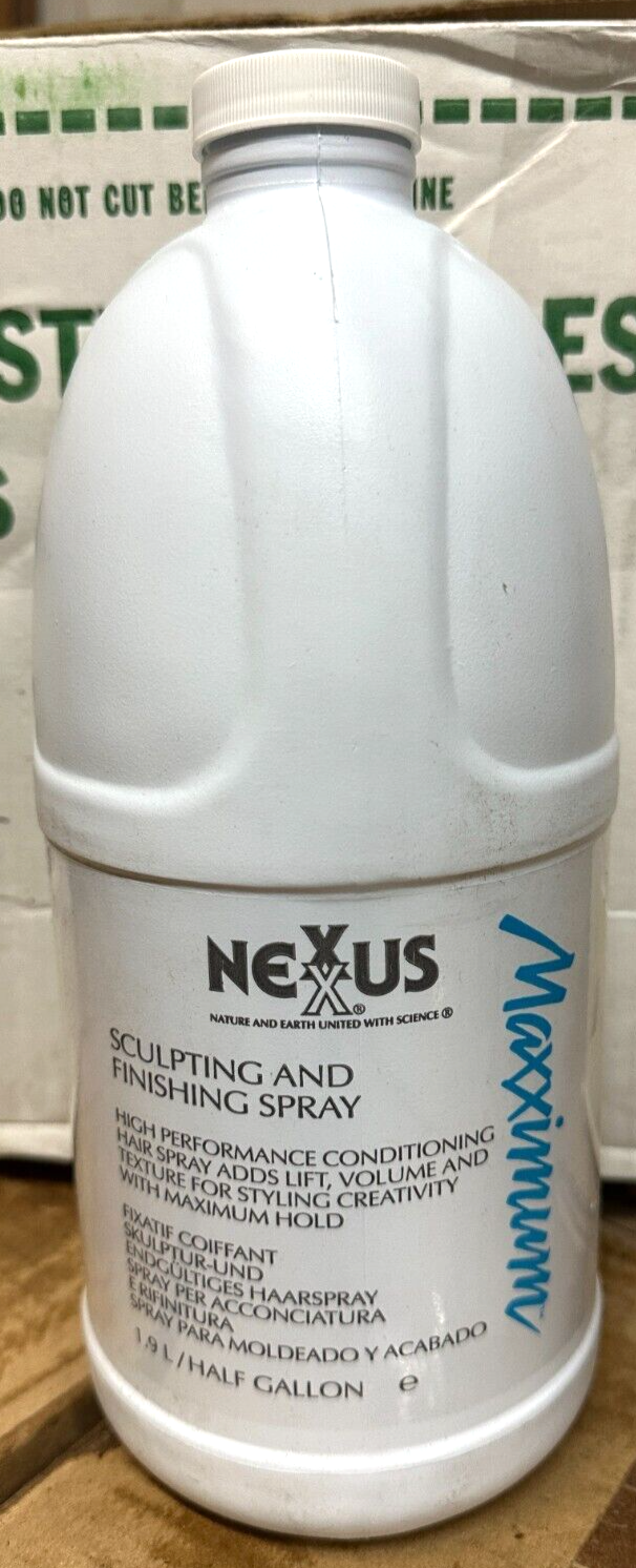 Nexxus Maxximum Sculpting And Finishing Spray 1.9 L / Half Gallon *RARE