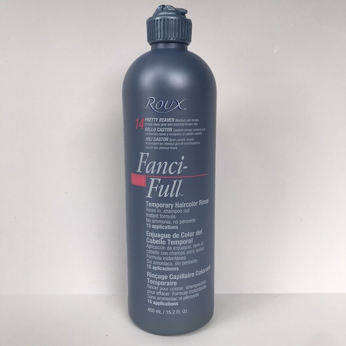 Roux Fanci Full 14 Pretty Beaver Temporary Haircolor Rinse New 15.2FL OZ