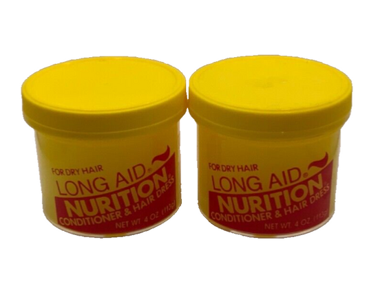 (2) Long Aid Nutrition Conditioner & Hair Dress 4oz