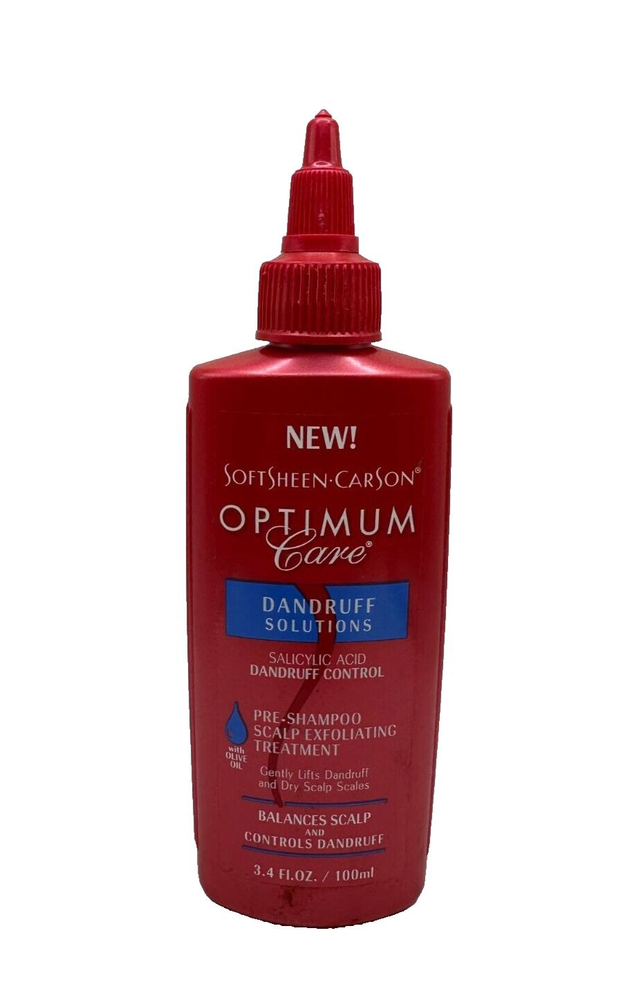 SoftSheen Carson Optimum Care Dandruff Solutions Pre Shampoo Treatment 3.4 Fl Oz