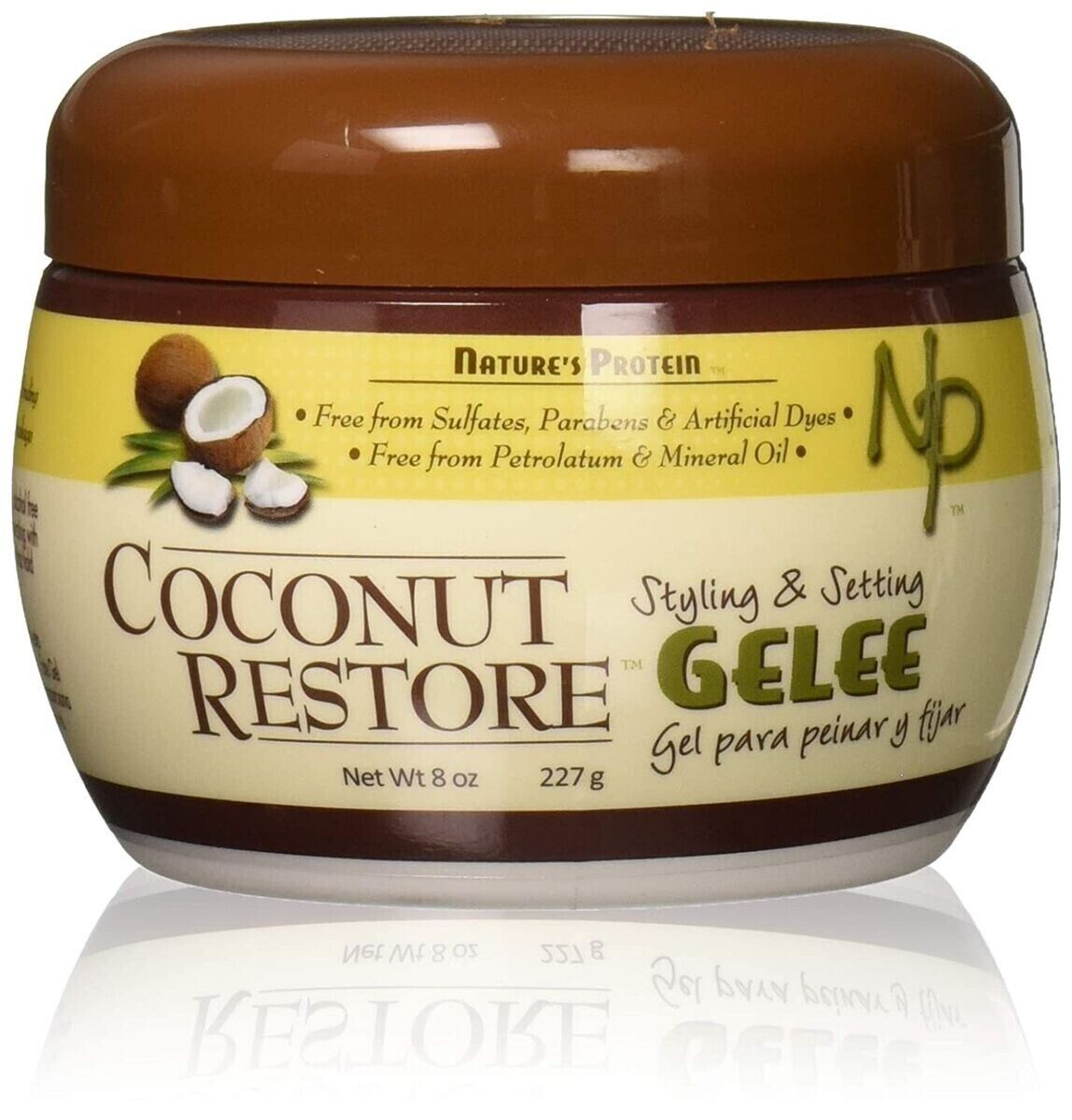 Nature's Protein Coconut Restore Styling & Setting Gelee 8oz