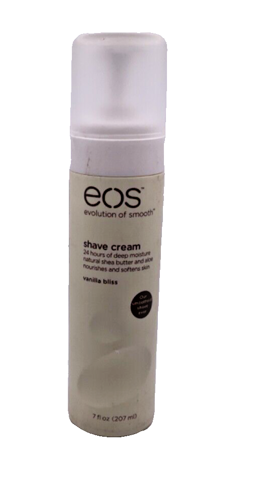 EOS Shave Cream Vanilla Bliss 24 hour Moisture 7 Oz