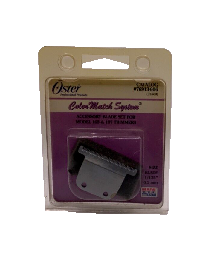 Oster Accessory Blade Set For Model 163 & 197 Trimmers 1/125” 0.2 mm 76913606