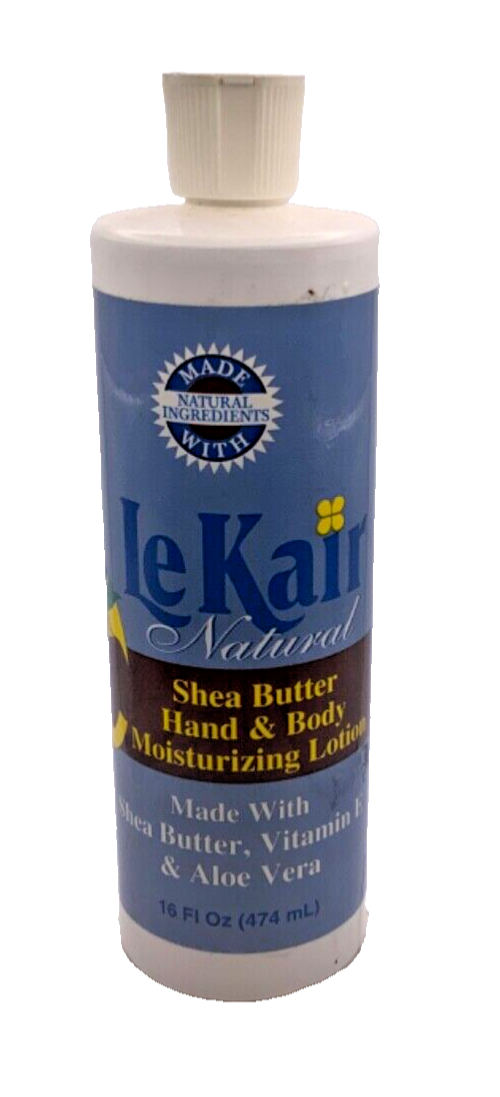 LeKair Shea Butter Hand And Body Moisturizing Lotion 16oz