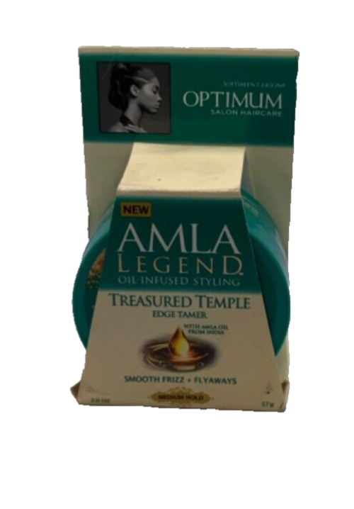 Amla Legend Oil-Infused Styling Treasured Temple Edge Tamer Medium Hold Gel 2oz
