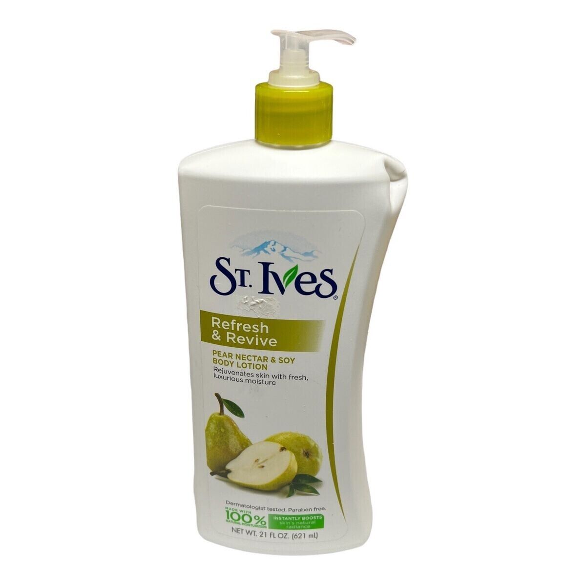 St. Ives Refresh & Revive Pear Nectar & Soy Body Lotion / 21 oz