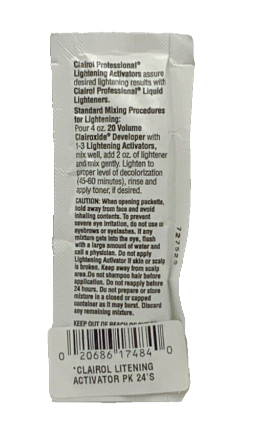 Clairol Professional 7th Stage 0.5 oz Lightening Activator