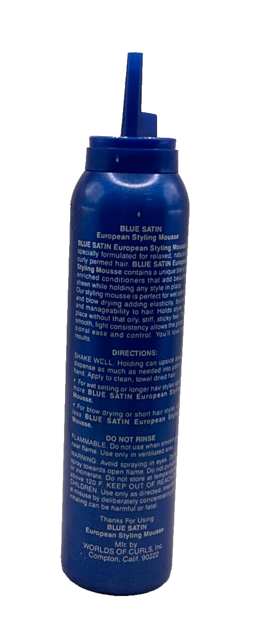 Vintage Blue Satin European Styling Mousse / 6 oz