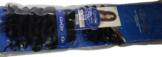 Coco Collection 100% Natural Human Hair Deep Water Color 1 (8 inches)