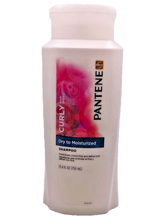 Pantene Pro-V Curly Hair Series Dry to Moisturized Shampoo / 25.4 fl oz