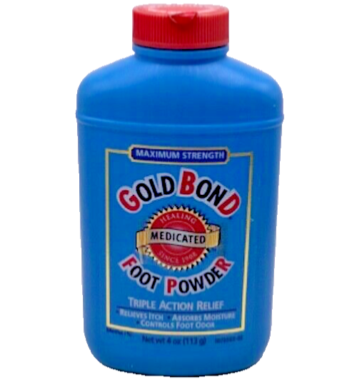 VTG Gold Bond Medicated Foot Powder ORIGINAL FORMULA TALC / 4oz