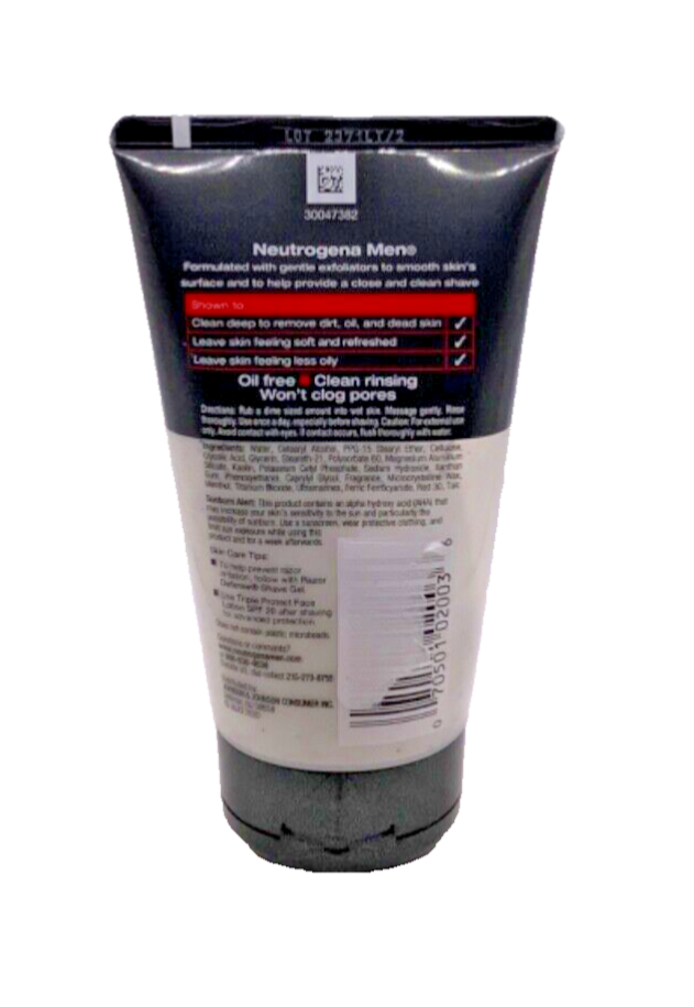 Neutrogena Men Razor Defense Face Scrub 4.2oz