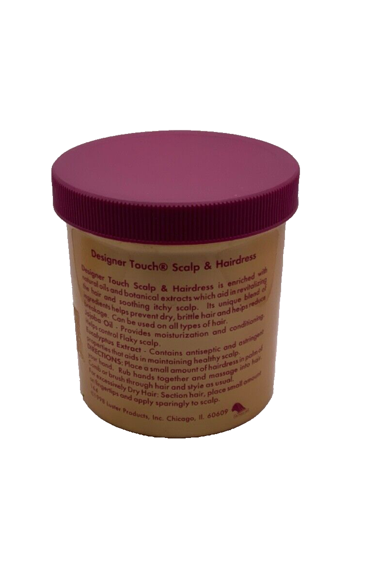 Designer Touch Scalp & Hairdress w/ Botanicals & Shea Butter 12.5oz