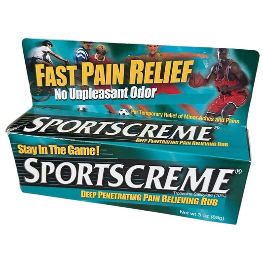 1 Sportscreme Sports Creme Deep Penetrating Pain Relieving Rub 3 oz New One Tube