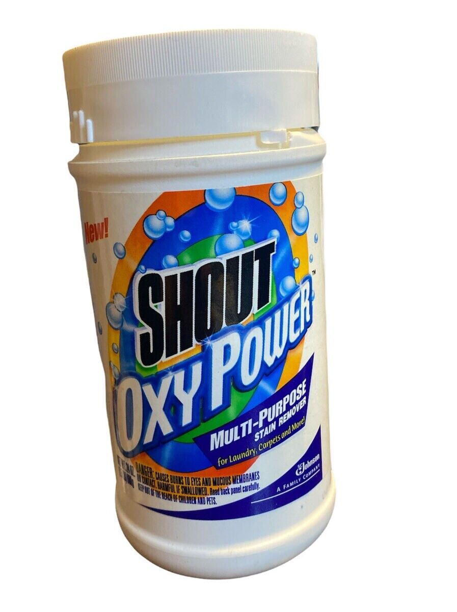 Shout Oxy Power Multi Purpose Stain Remover Powder Old Stock Laundry Household