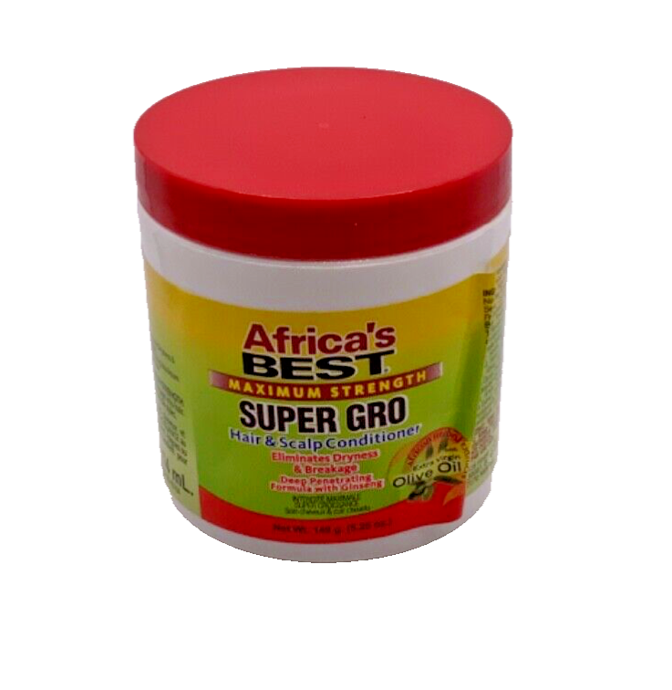 Africa's Best Maximum Strength Super Gro Hair & Scalp Conditioner 5.25oz