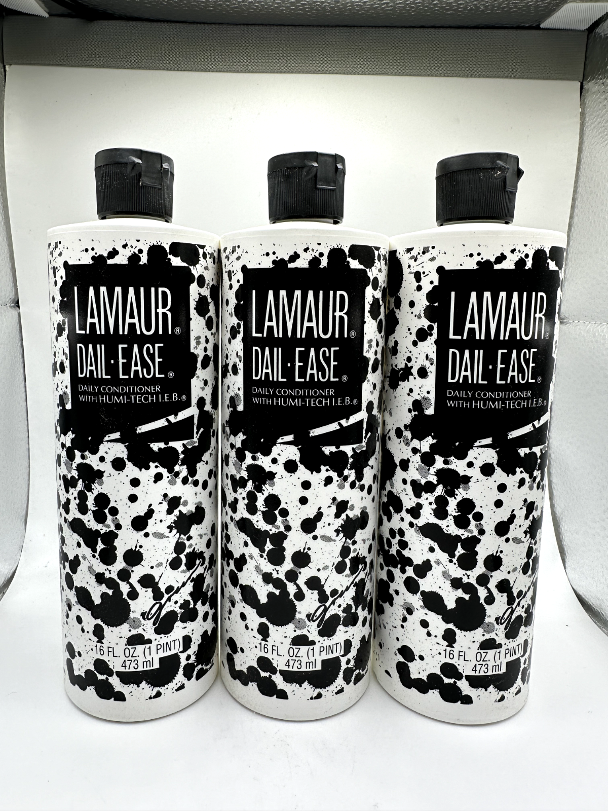(3) Lamaur Dail-Ease Daily Conditioner, with Humi-Tech 16 oz