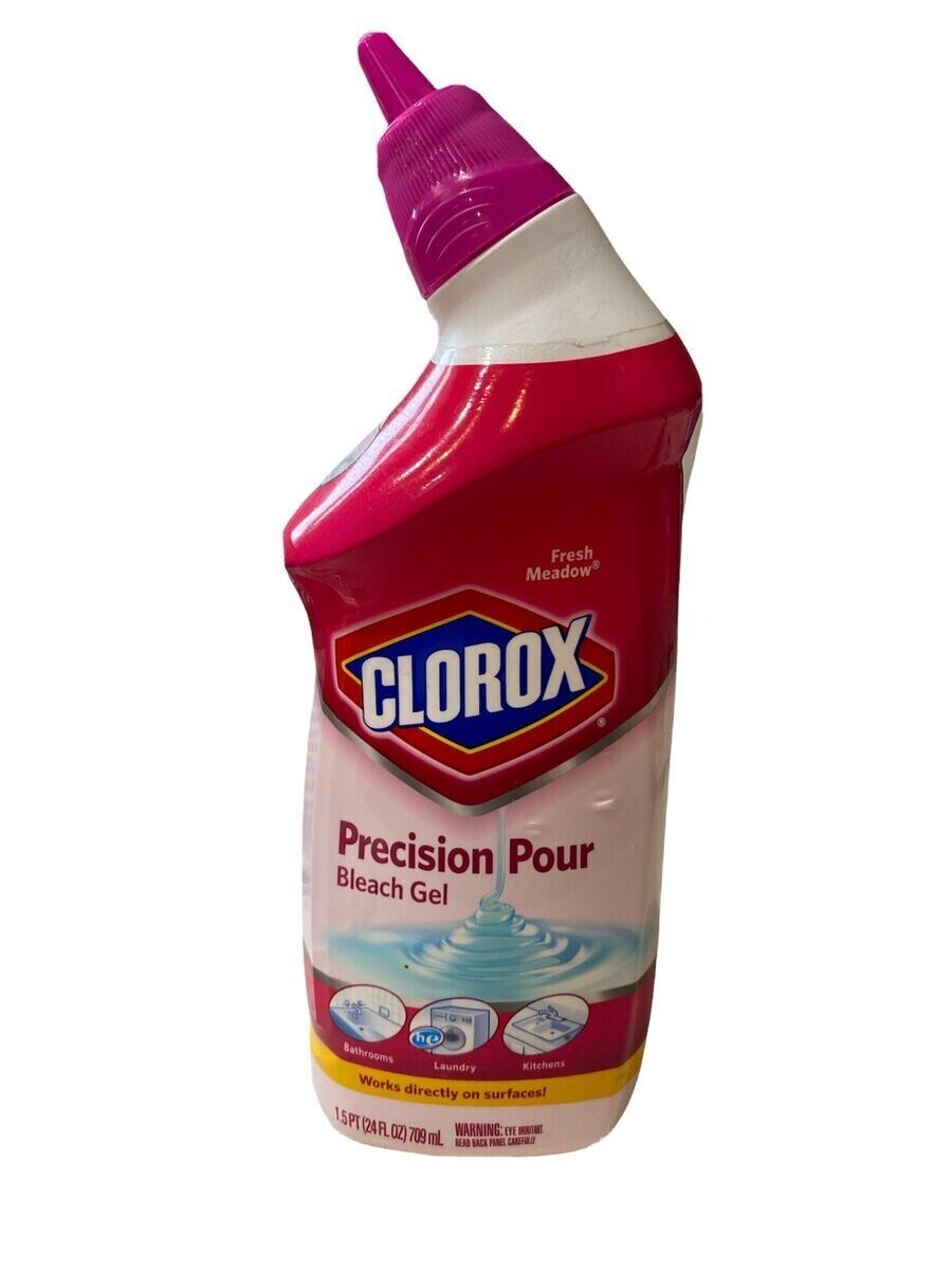 Clorox Fresh Meadow Bleach Gel for Laundry No Splash 24oz HE Discontinued