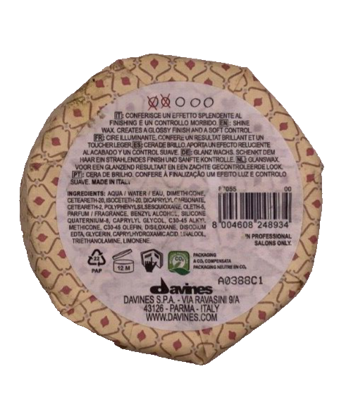 Davines More Inside This Is A Shine Wax 2.64 oz