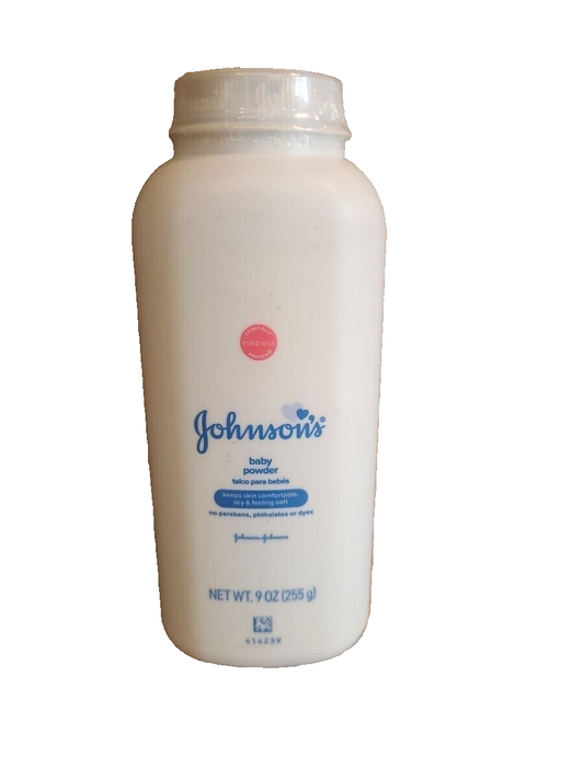 Johnson’s Baby Powder w/ TALC, Original Formula, 9 oz. NEW