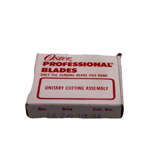 Oster Professional Blades Unitary Cutting Assembly No.70 3/0 (918-02)