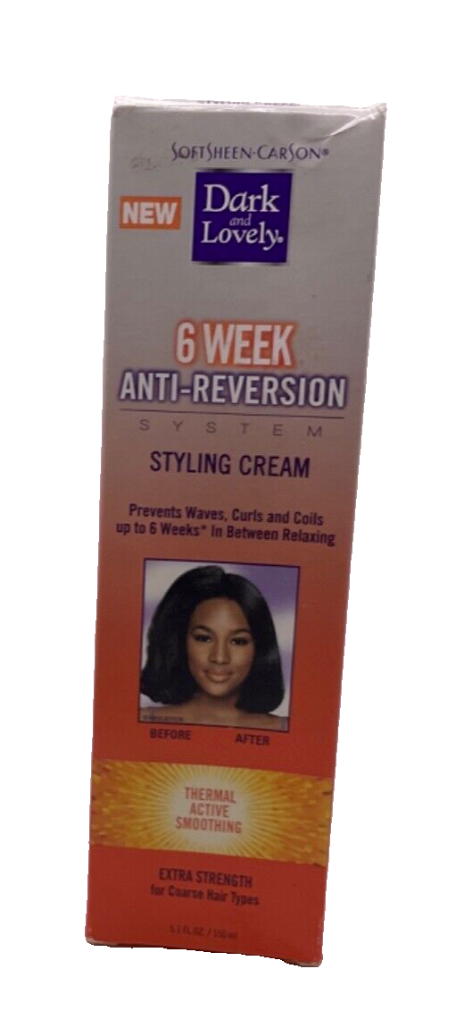 Dark & Lovely 6 Week Anti-Reversion Styling Cream Thermal Active Smoothing/5.1oz