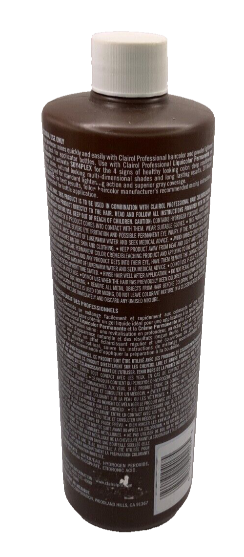 Clairol Professional Soy4Plex Activator Clear Developer 16 oz