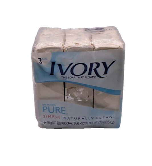 Vintage IVORY SOAP Bar 3 Pack 3.5oz New Old Stock 99% Pure Free Shipping