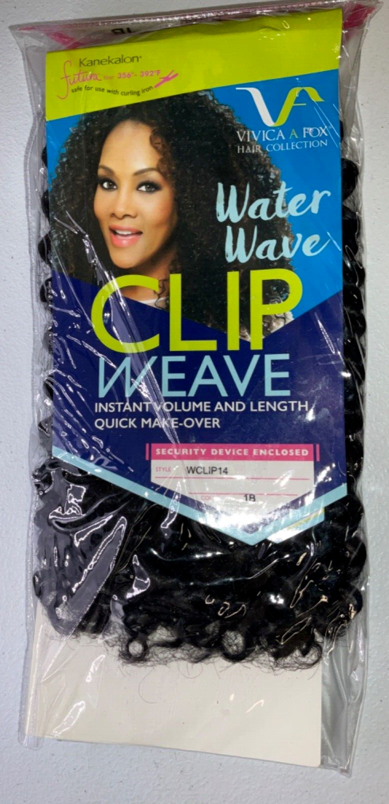 Vivica A Fox Hair Collection Water Wave Clip Wave Style WCLIP14/Color 1B